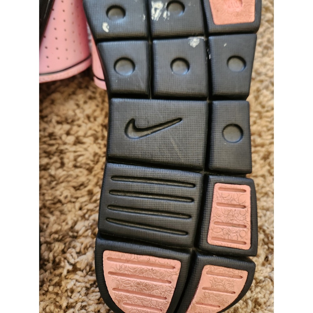 Nike Comfort Footbed Slides Pink Black Athletic Sandals Womens 10 - Picture 8 of 11
